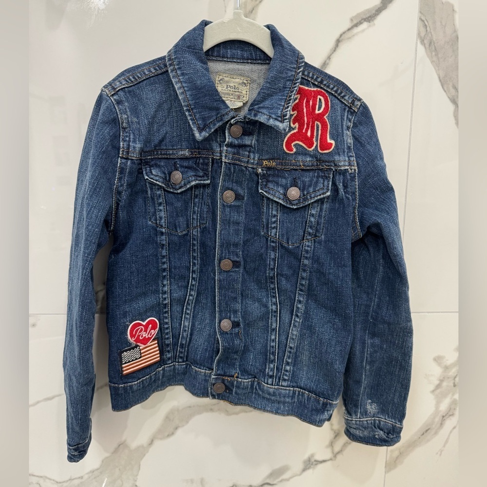 Polo Ralph Lauren Kids Denim Patchwork Jacket